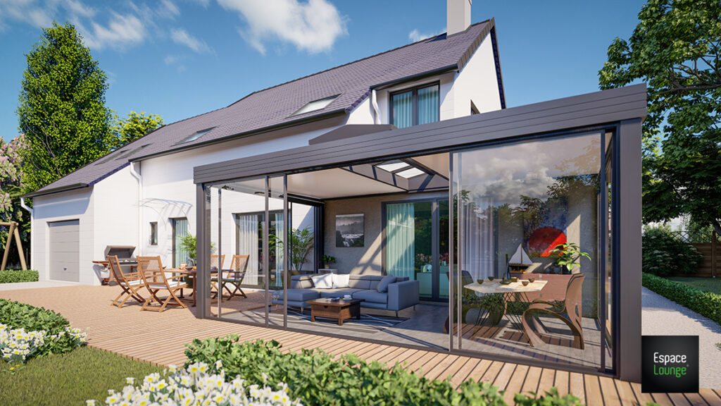 INNOVALU - Pose de véranda à toit plat sur mesure à Limoges